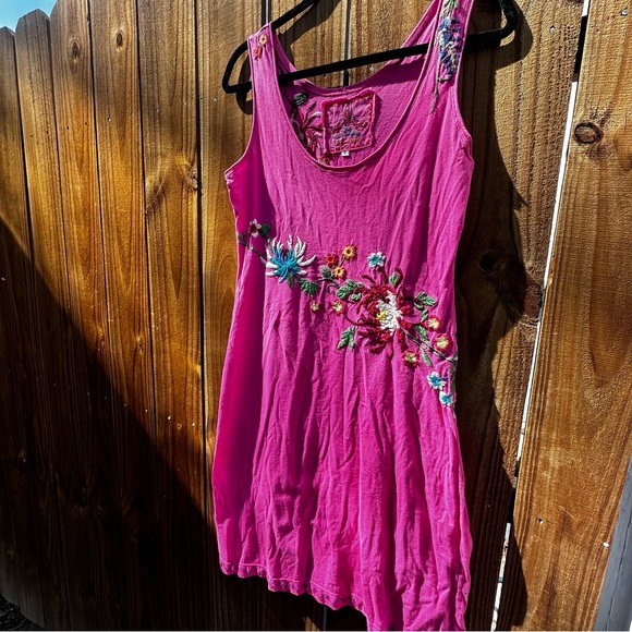 Johnny Was Embroidered Tank Dress - Picture 6 of 6